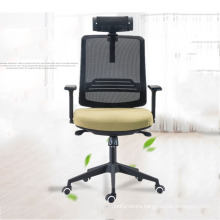 Multi-Functional High Back Revolving Head Support Ergonomic Durable Commercial Mesh Fabric Office Chair Silla De Oficina